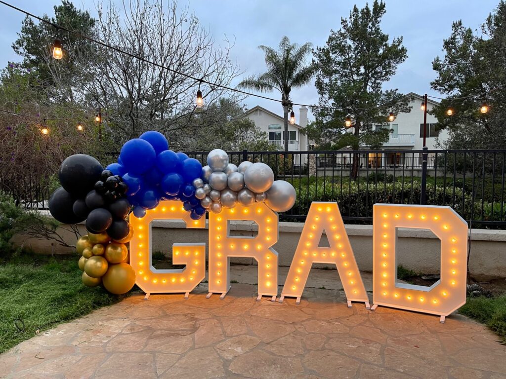 Grad Marquee Letter Lights