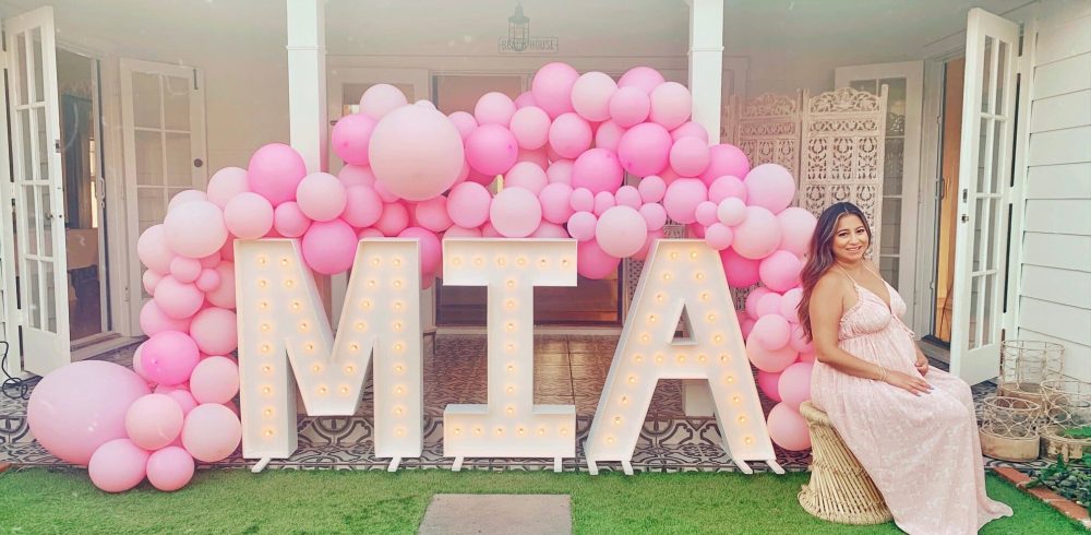 Socal Light Letters Baby Shower Marquee Lights